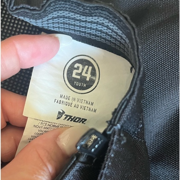 *SOLD* THOR Motocross Boys Youth 24 Moto Thor Youth Sector Warship Pants Green - Picture 6 of 11